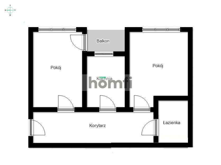 Przestronne dwupokojowe 49m mieszkanie ul. Murarska - Mieszkanie - Wynajem - Kraków, Krowodrza