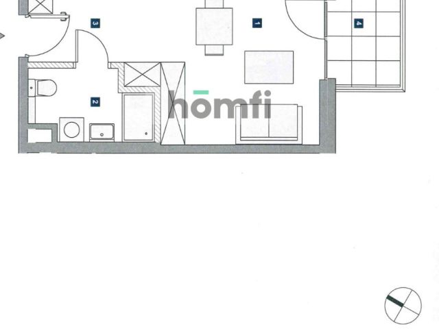 Comfy studio with a balkony - Apartment - Rent - Warszawa, Wawer