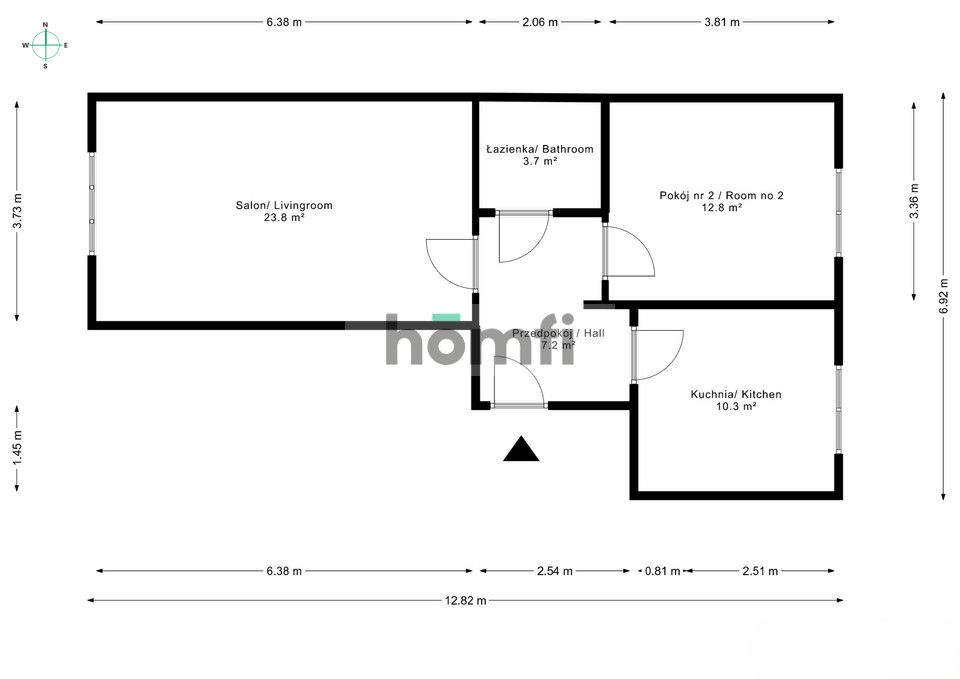 A unique 56 m² apartment in the heart of Wrocław - Квартира - Продаж - Wrocław, Stare Miasto