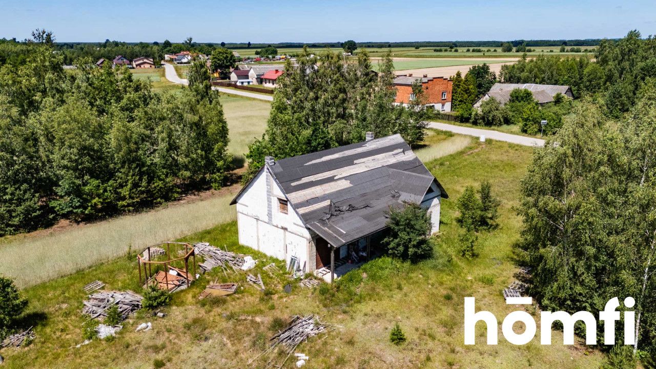House in shell condition on a 6,000 m² plot in Tomaszów - House - Sale - Radomski, Skaryszew / Tomaszów