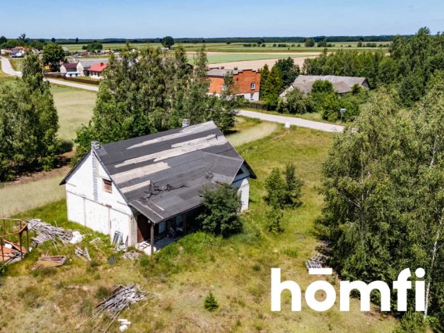 House in shell condition on a 6,000 m² plot in Tomaszów - Дім - Продаж - Radomski, Skaryszew / Tomaszów