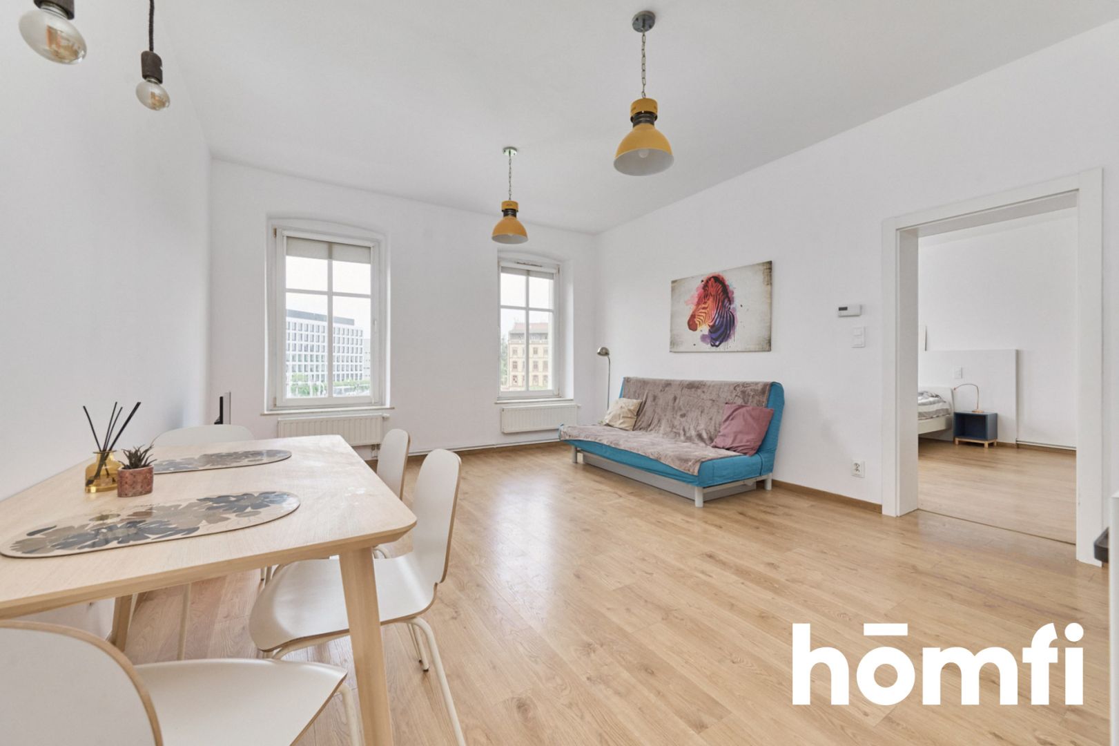 2 room apartment 58sqm in tenement house near Grunwald Sq. - Apartment - Sale - Wrocław, Śródmieście