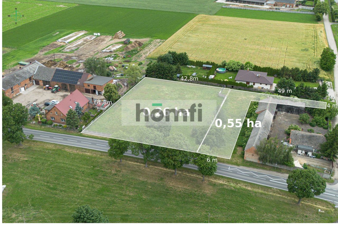 Agricultural and building plot with development conditions and project | Dalewo - Plot - Sale - Śremski, Śrem / Dalewo