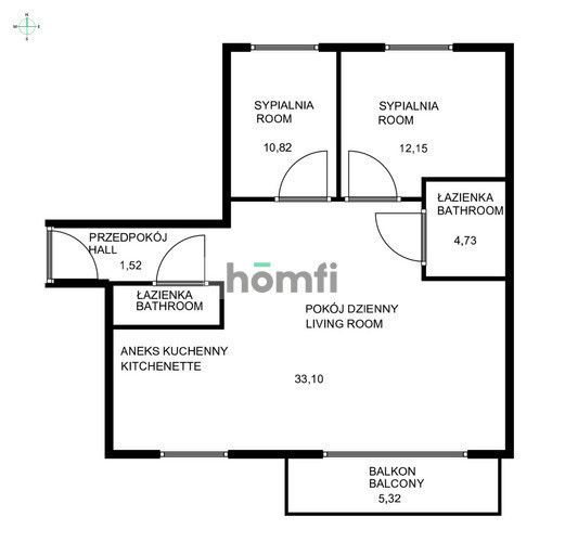 Stylish 3‑room apartment, two parking spaces, Letnica - Квартира - Оренда - Gdańsk, Letnica