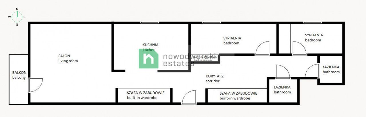 Spacious 3-room - two parking spaces and KL - Квартира - Оренда - Gdańsk, Jasień