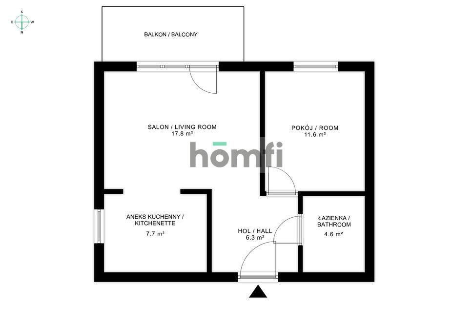 Nowoczesne 2-pokoje i balkon - Jasień Gdańsk - Mieszkanie - Wynajem - Gdańsk, Jasień