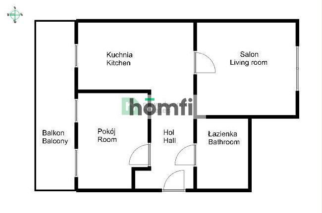 A cozy, two-room apartment on the Oswiecenia estate - Квартира - Оренда - Kraków, Nowa Huta / Mistrzejowice