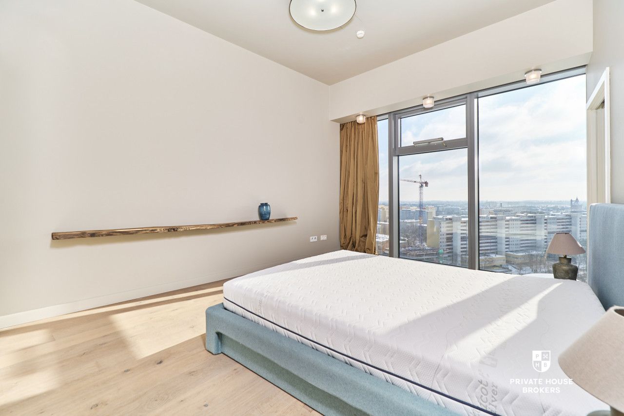 Apartament w żaglu Sky Tower - 107m2, 3 pokoje, 12-piętro - Mieszkanie - Sprzedaż - Wrocław, Krzyki