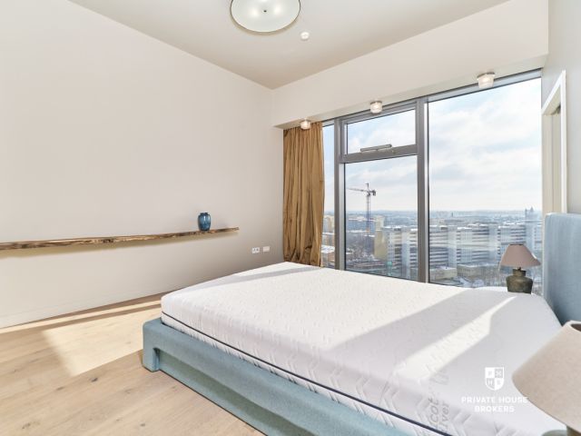 Apartament w żaglu Sky Tower - 107m2, 3 pokoje, 12-piętro - Mieszkanie - Sprzedaż - Wrocław, Krzyki