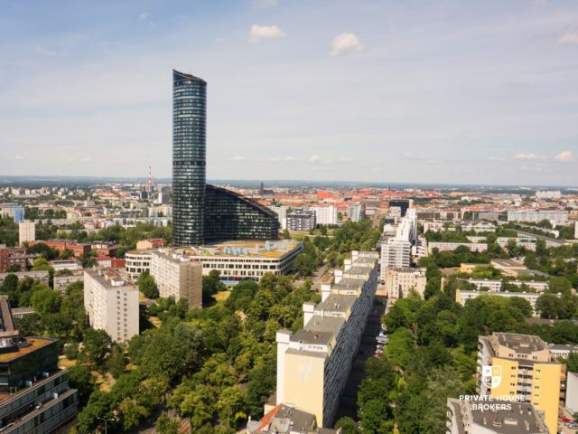 Apartament w żaglu Sky Tower - 107m2, 3 pokoje, 12-piętro - Mieszkanie - Sprzedaż - Wrocław, Krzyki