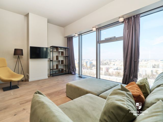 Apartament w żaglu Sky Tower - 107m2, 3 pokoje, 12-piętro - Mieszkanie - Sprzedaż - Wrocław, Krzyki