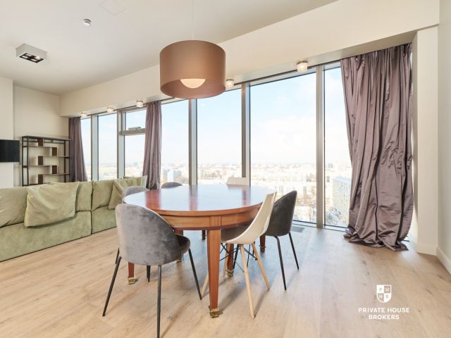 Apartament w żaglu Sky Tower - 107m2, 3 pokoje, 12-piętro - Mieszkanie - Sprzedaż - Wrocław, Krzyki