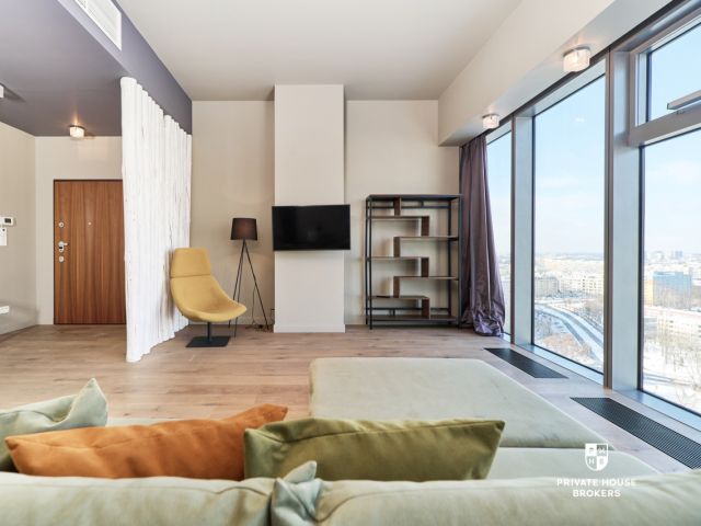 Apartament w żaglu Sky Tower - 107m2, 3 pokoje, 12-piętro - Mieszkanie - Sprzedaż - Wrocław, Krzyki