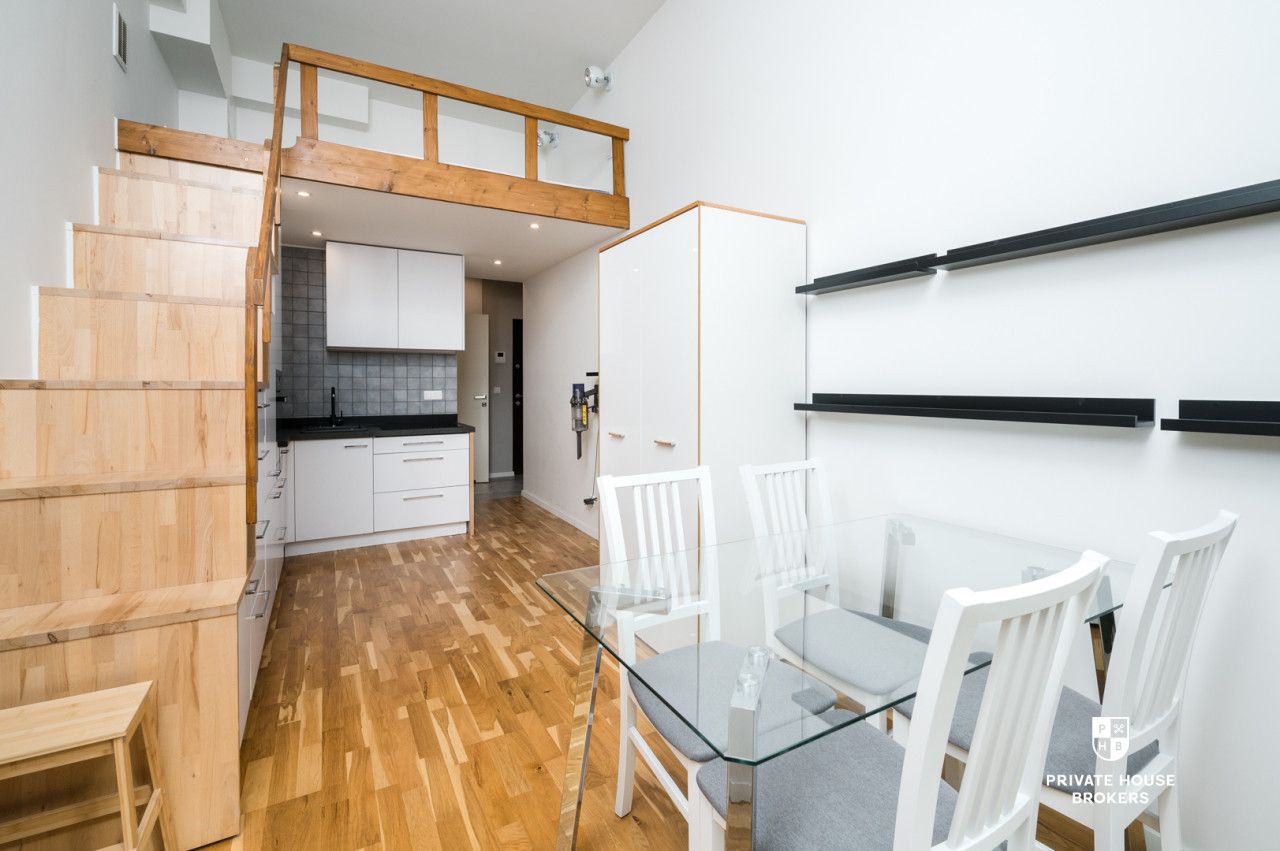 Studio apartment with mezzanine, Dietla street 15 - Apartment - Rent - Kraków, Śródmieście / Kazimierz
