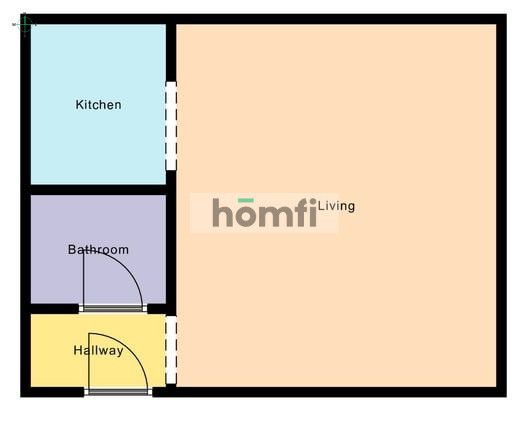 studio Apartment in the Center of Łódź, 10 Minutes from Manufaktura - Apartment - Rent - Łódź, Polesie
