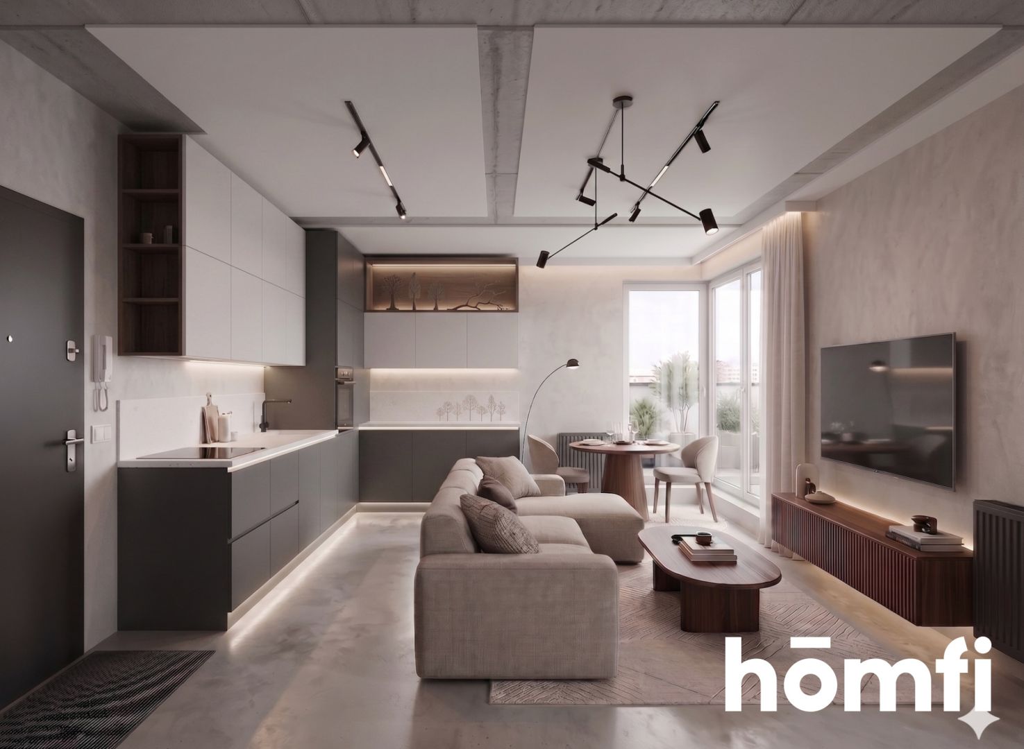 36 M2 | TWO ROOMS | PRIVATE TERRACE | R MATECZNEGO - Apartment - Sale - Kraków, Podgórze