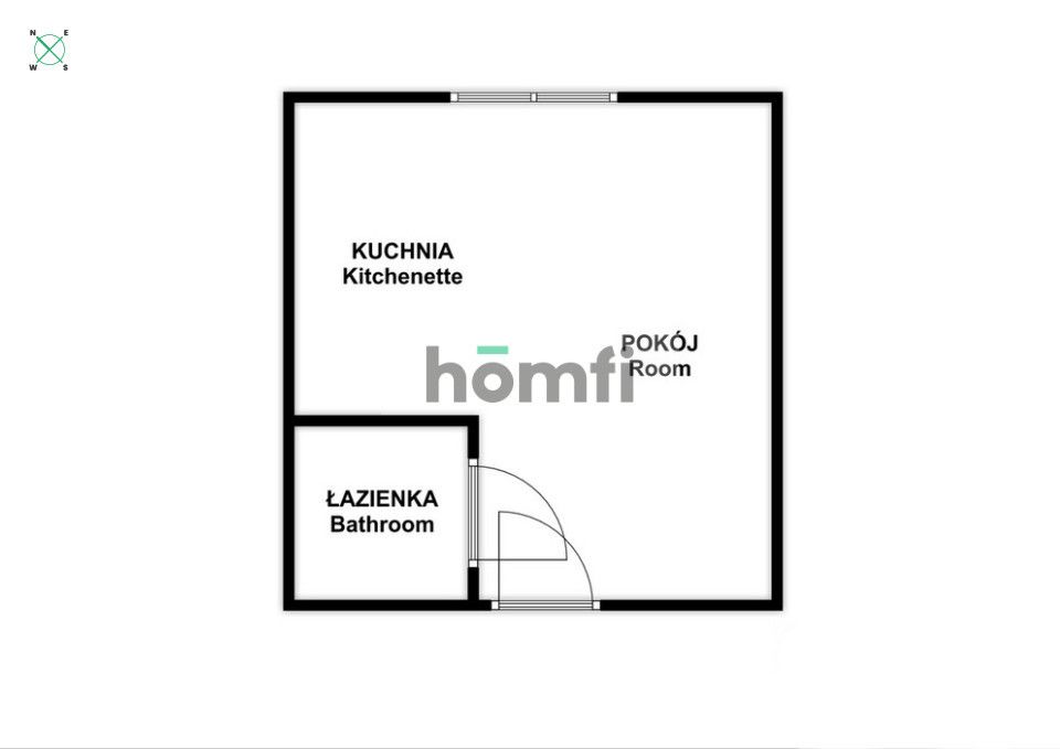 Investment Studio Apartment | WOLA JUSTOWSKA | Kraków, Chełmska Street - Квартира - Продаж - Kraków, Krowodrza / Wola Justowska