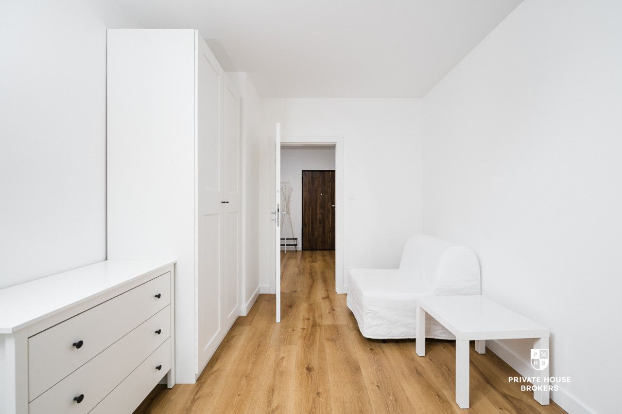 Sunny and air-conditioned 3-room apartment in Wiślane Tarasy 2.0 - Apartment - Rent - Kraków, Śródmieście / Grzegórzki