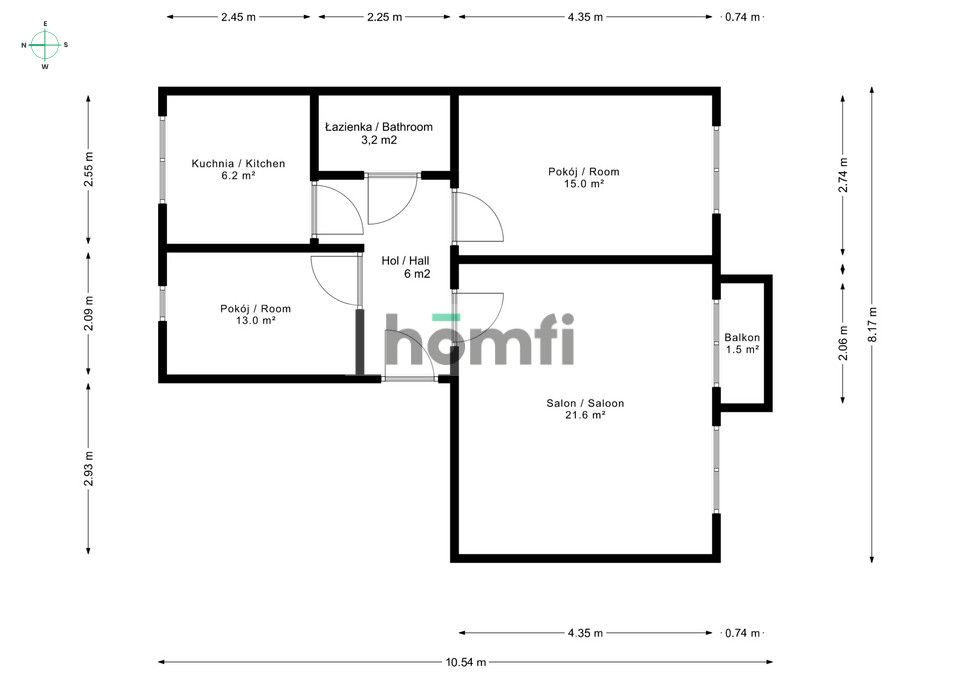 3-Room Apartment for Sale Nowe Miasto Reja Street 1st Floor - Apartment - Sale - Zamość
