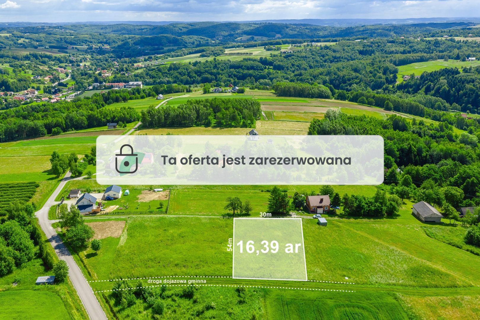 Scenic Building Plot with Planning Permission - Ділянка - Продаж - Rzeszowski, Lubenia / Straszydle