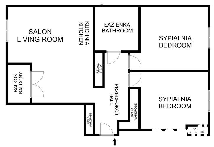BRIGHT, 3 ROOMS | 10TH FLOOR | MOUNTAIN VIEW | MYŚLIWSKA STREET | UNDERGROUND PARKING | BALCONY | NORTH-SOUTH EXPOSURE - Apartment - Sale - Kraków, Podgórze / Płaszów