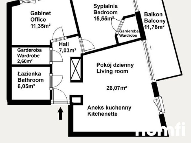 ATAL Lazurowy Park | 69 m² | balkon 12 m² | 2 garderoby - Mieszkanie - Sprzedaż - Kraków, Krowodrza / Bronowice