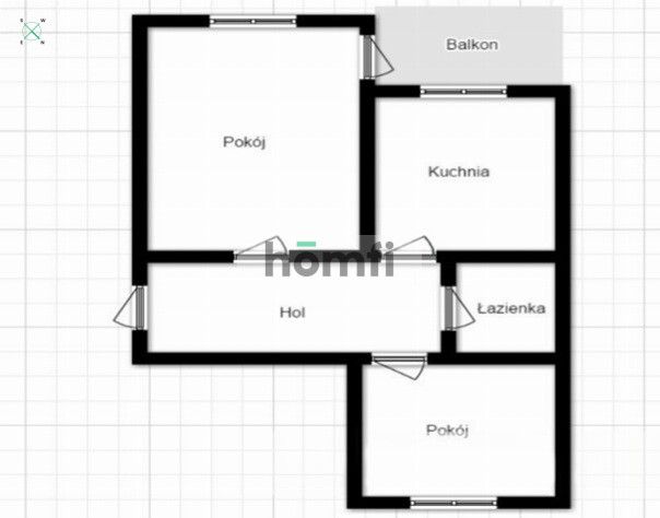 2-rooms apartment at Grabiszyńska - Квартира - Оренда - Wrocław, Fabryczna