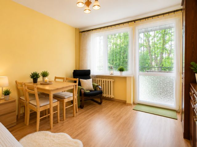 Studio apartment with balcony close to AGH & UKEN - Apartment - Rent - Kraków, Krowodrza