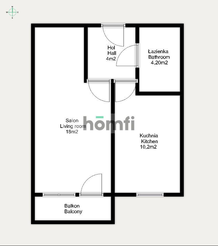 Komfortowe mieszkanie na parterze z balkonem - Mieszkanie - Sprzedaż - Białystok, Zielone Wzgórza