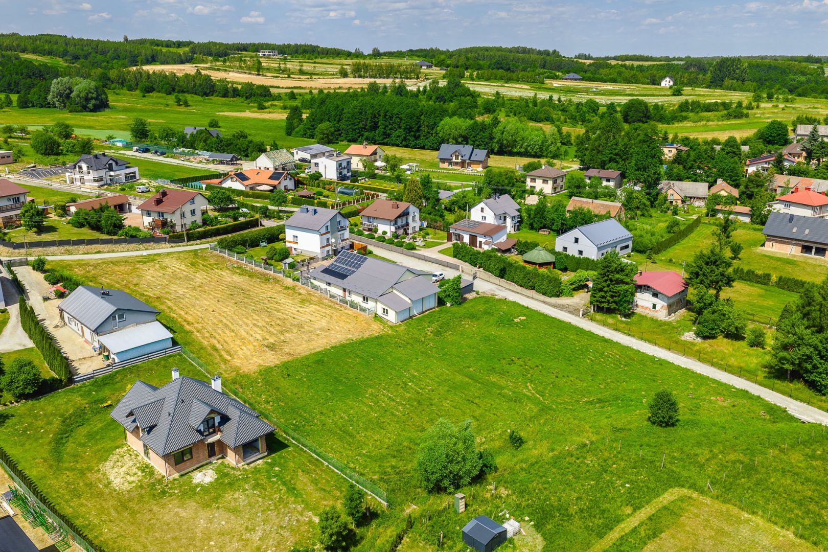 Viewed plot in a green area with WZ - Plot - Sale - Rzeszów, Przybyszówka