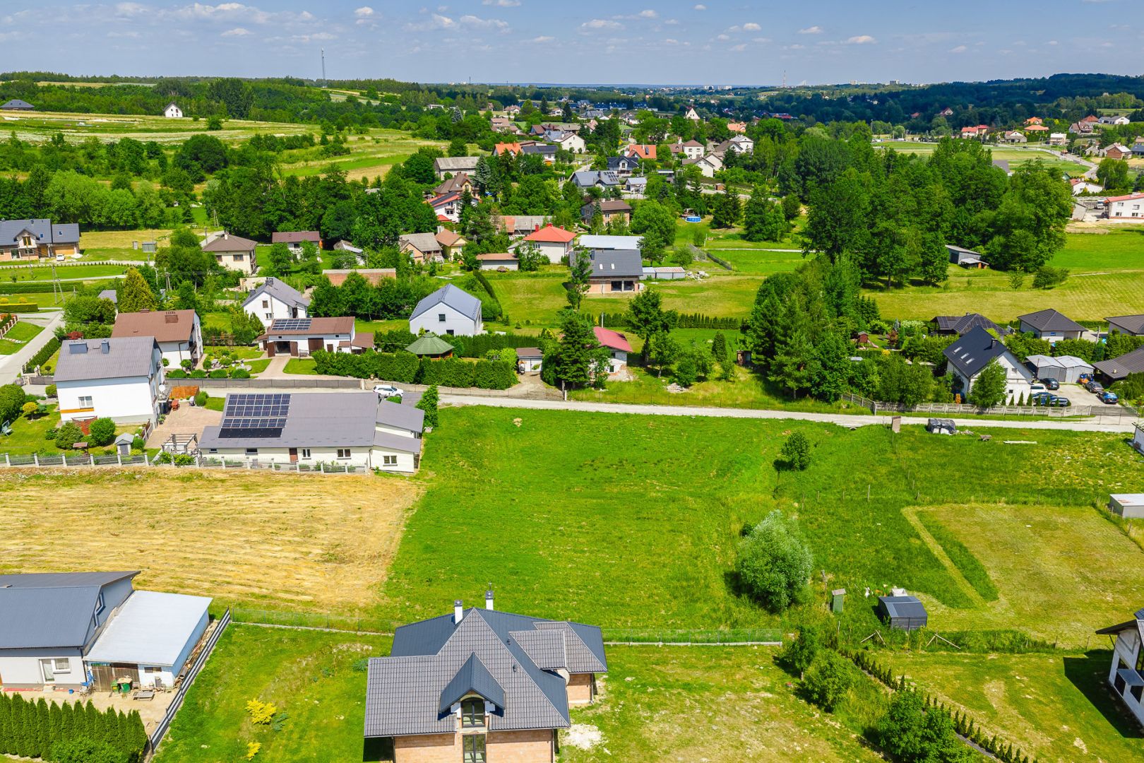 Viewed plot in a green area with WZ - Plot - Sale - Rzeszów, Przybyszówka