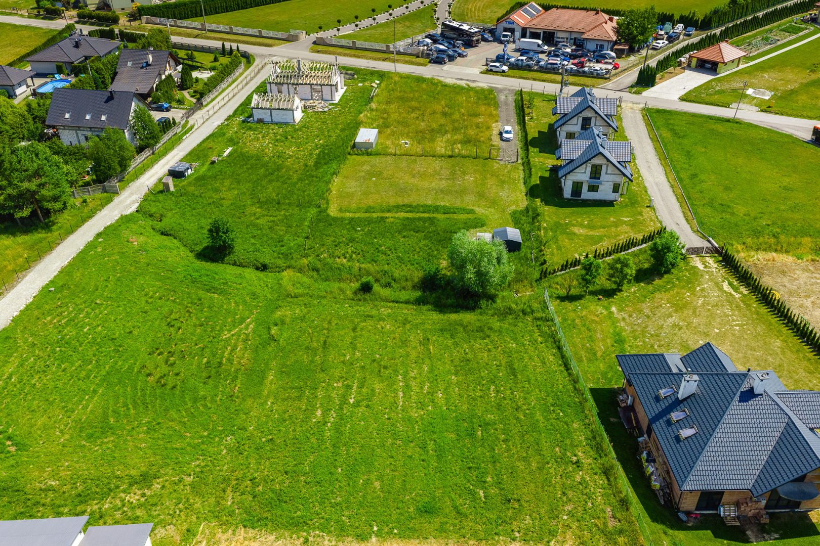 Viewed plot in a green area with WZ - Plot - Sale - Rzeszów, Przybyszówka