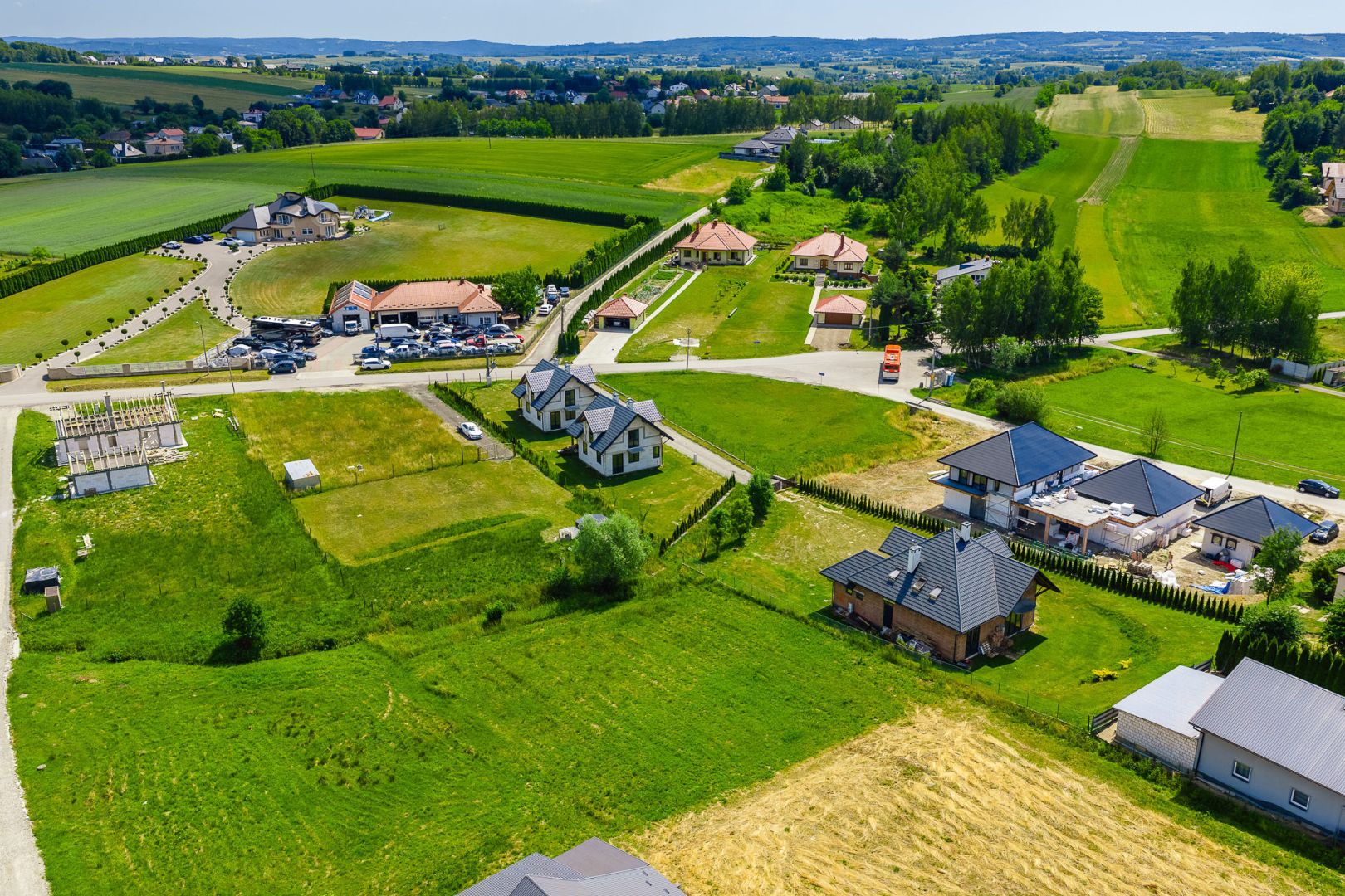 Viewed plot in a green area with WZ - Plot - Sale - Rzeszów, Przybyszówka
