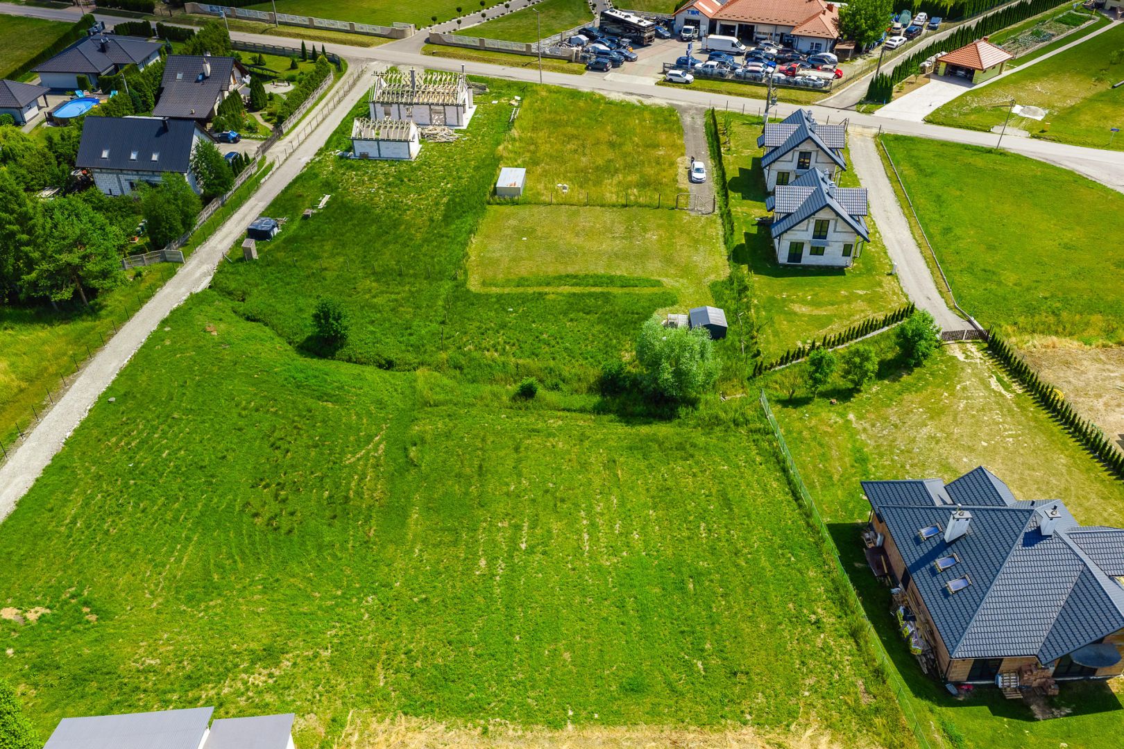 Viewed plot in a green area with WZ - Plot - Sale - Rzeszów, Przybyszówka