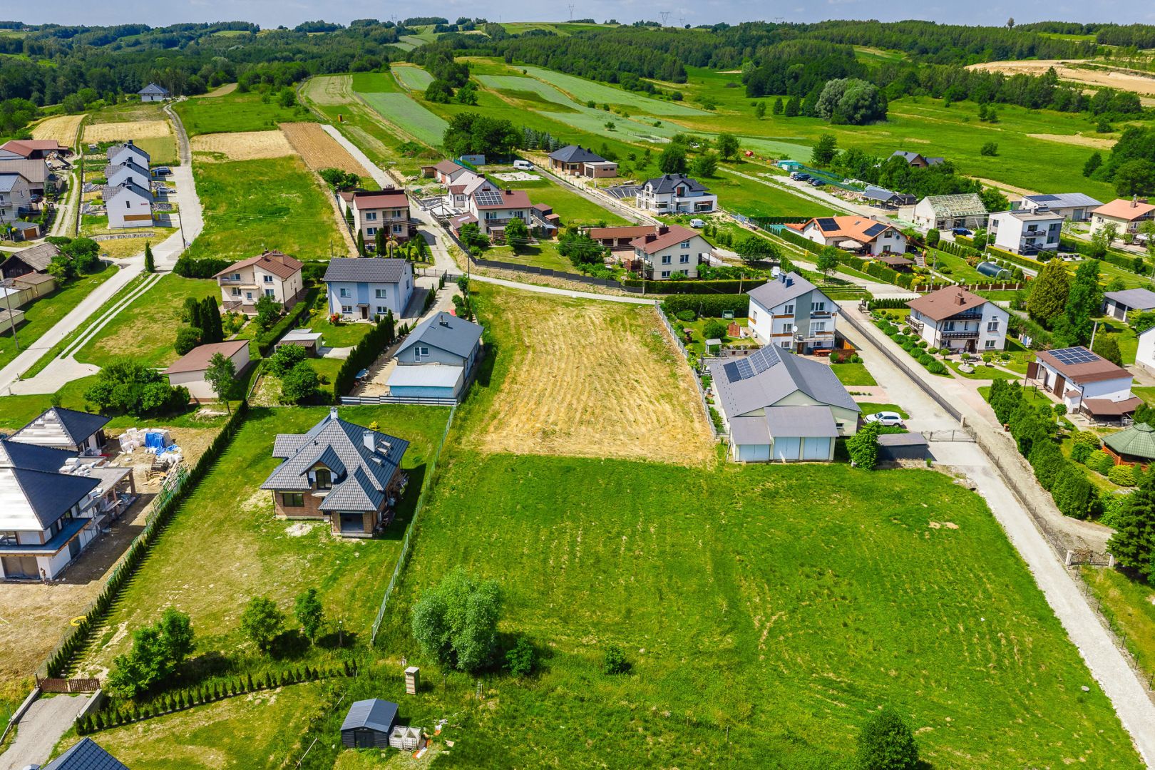 Viewed plot in a green area with WZ - Plot - Sale - Rzeszów, Przybyszówka