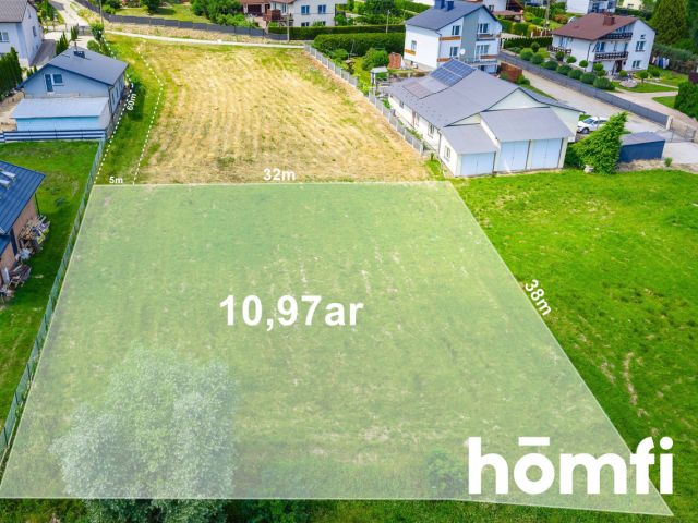 Viewed plot in a green area with WZ - Ділянка - Продаж - Rzeszów, Przybyszówka
