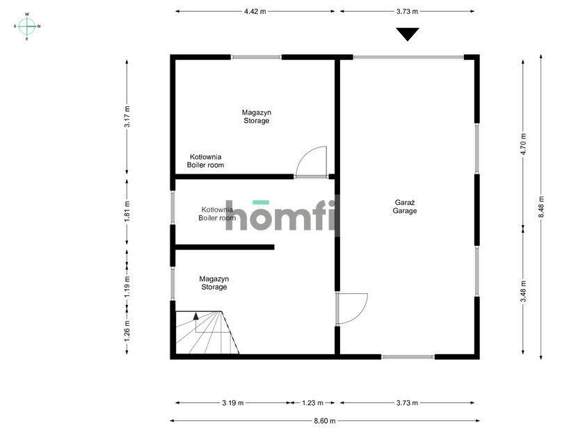 A large, green plot with a house to be renovated in a quiet district of Radom - Дім - Продаж - Radom, Rajec Poduchowny