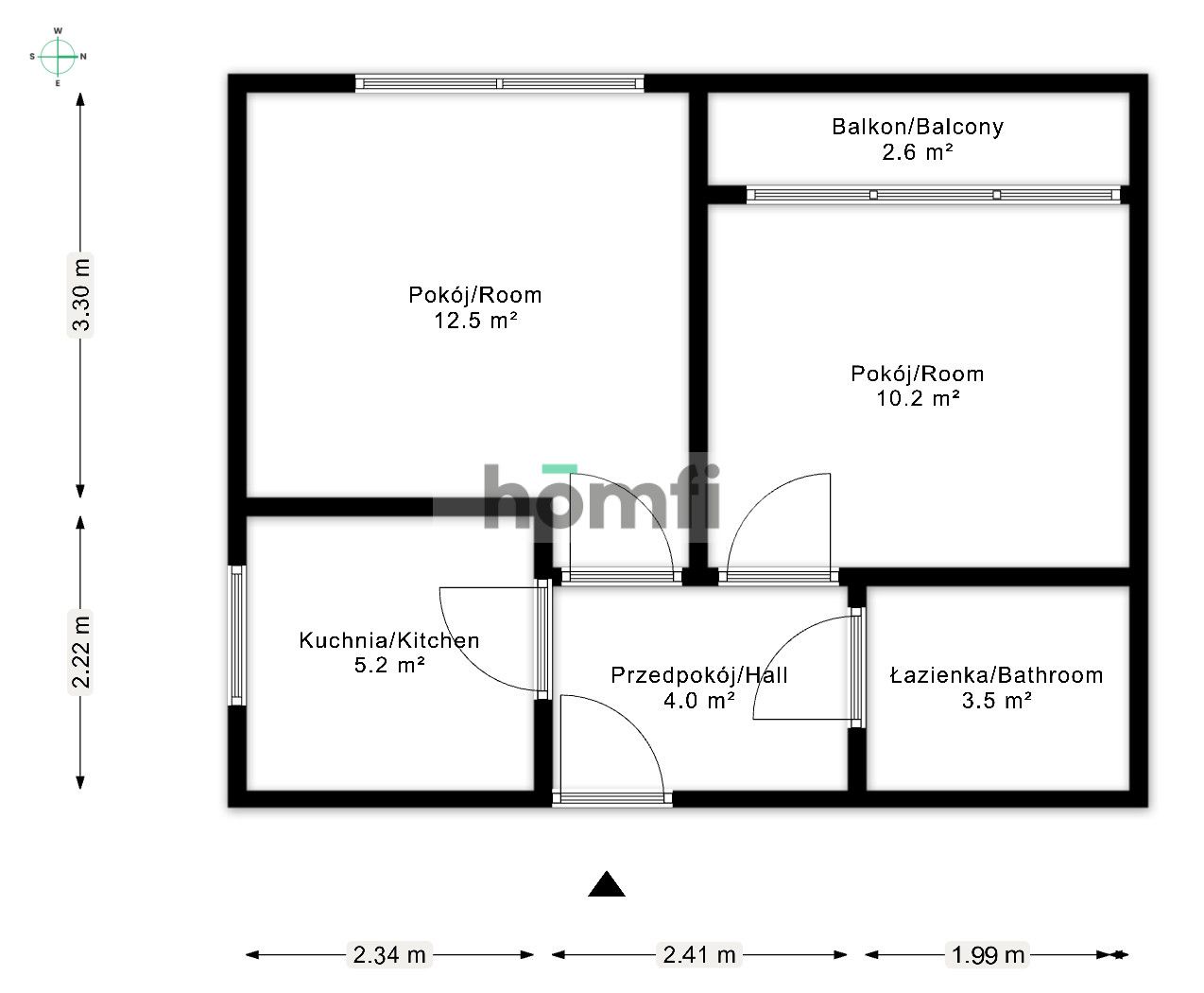 35.5 m² OF POTENTIAL | PERFECT AS A FIRST HOME OR INVESTMENT! - Apartment - Sale - Wrocław, Fabryczna / Gądów Mały