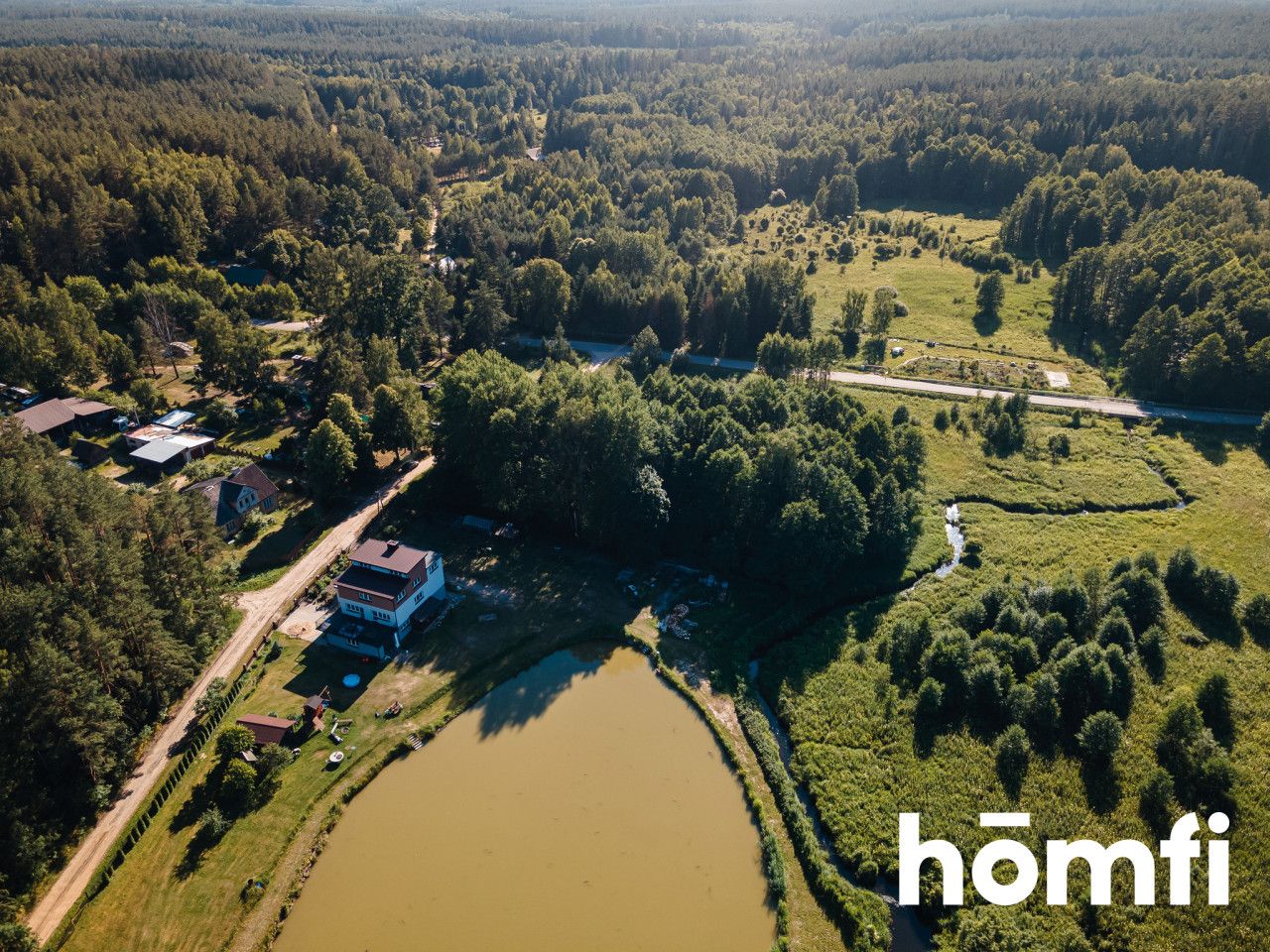 A unique 1112 m² plot - Plot - Sale - Białostocki, Wasilków / Mostek