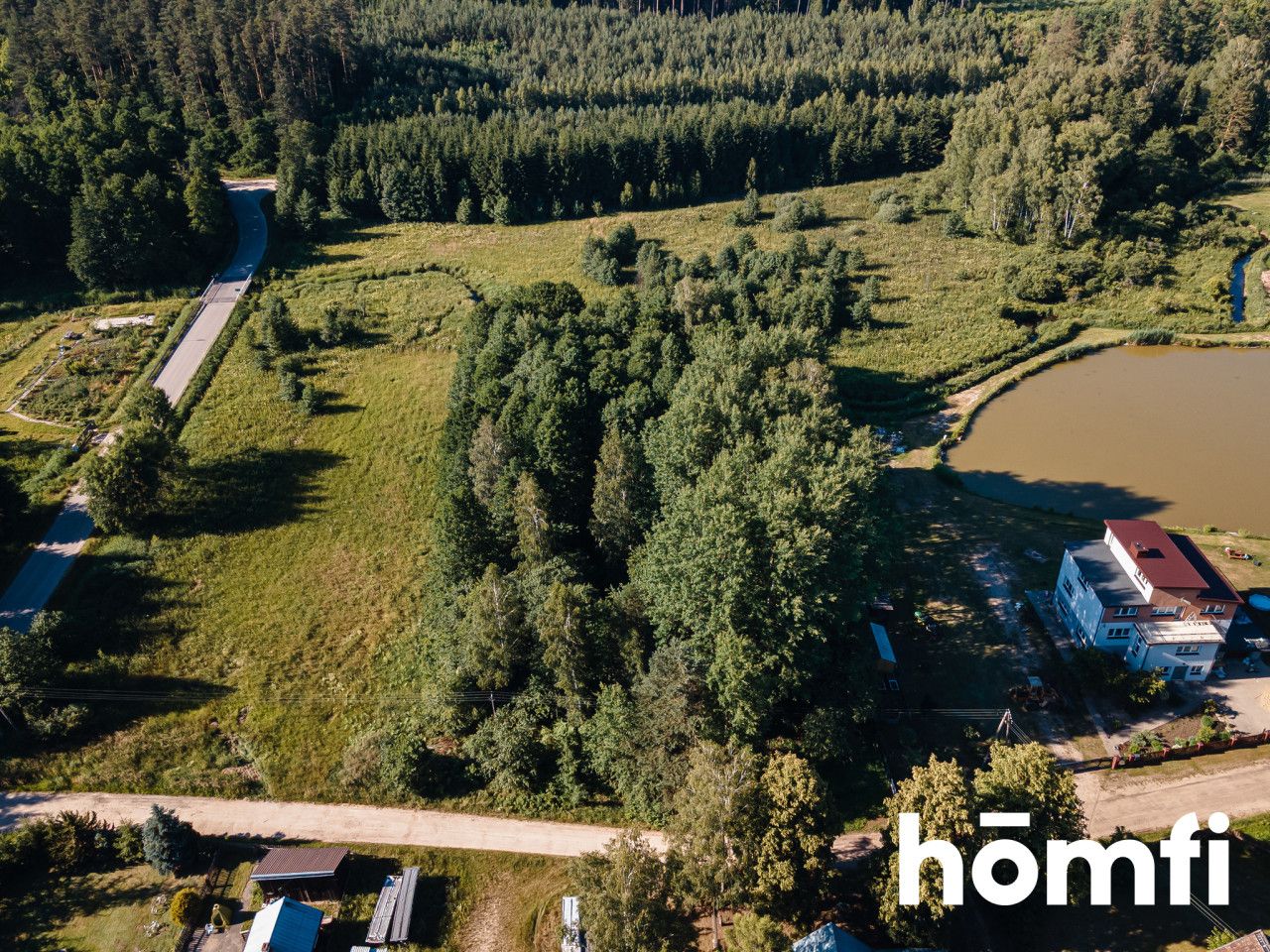A unique 1112 m² plot - Plot - Sale - Białostocki, Wasilków / Mostek