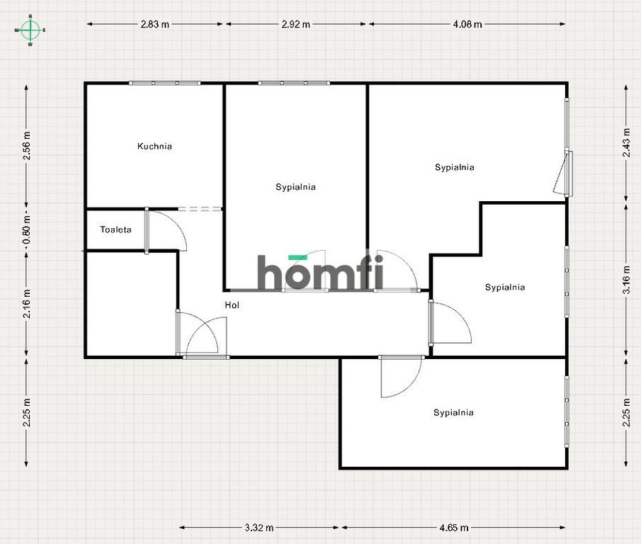 67 m² by Three Ponds Valley | 4 rooms | Balcony - Apartment - Sale - Katowice, os. Paderewskiego