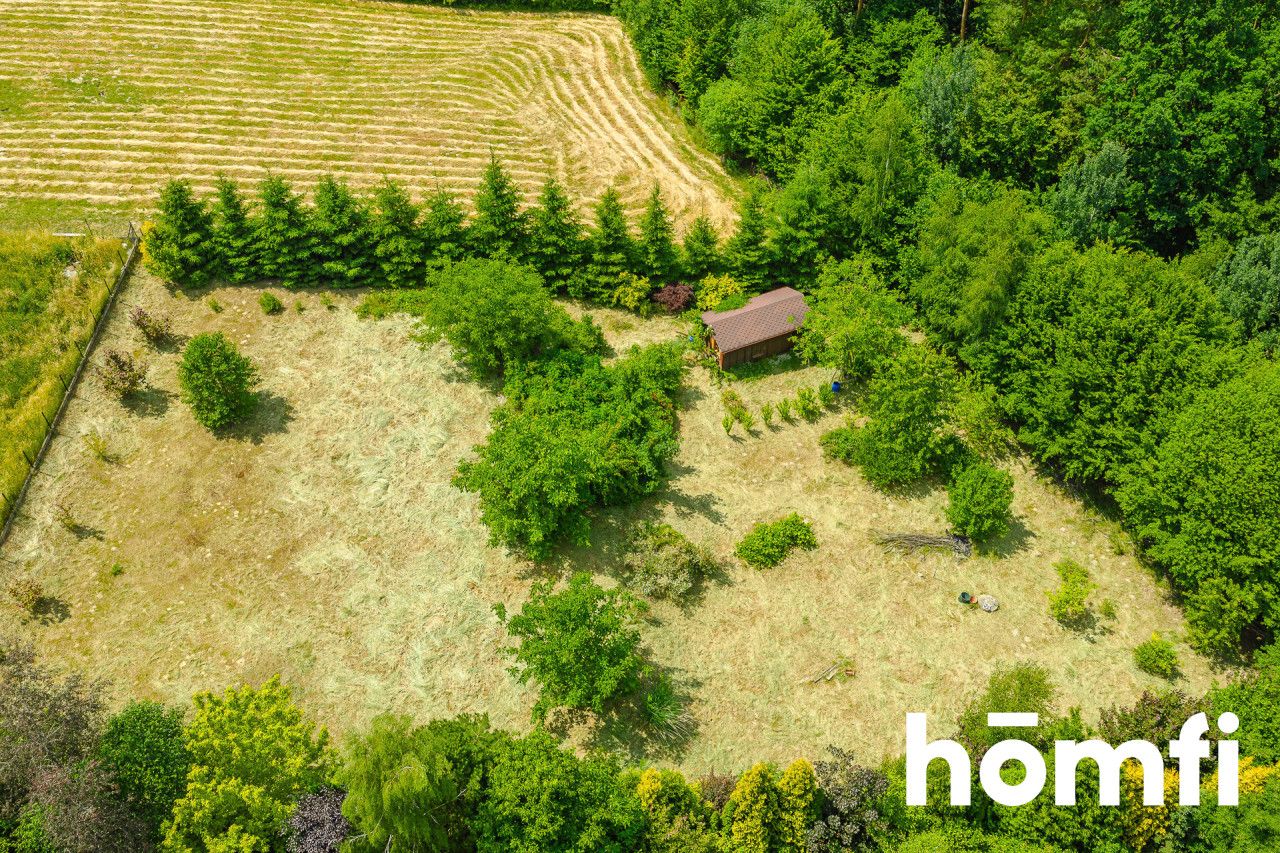 Fenced plot next to the state forest with a cottage - Ділянка - Продаж - Rzeszowski, Chmielnik