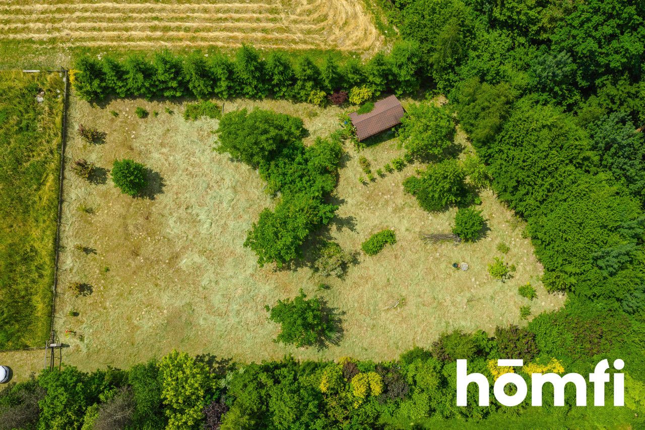 Fenced plot next to the state forest with a cottage - Ділянка - Продаж - Rzeszowski, Chmielnik
