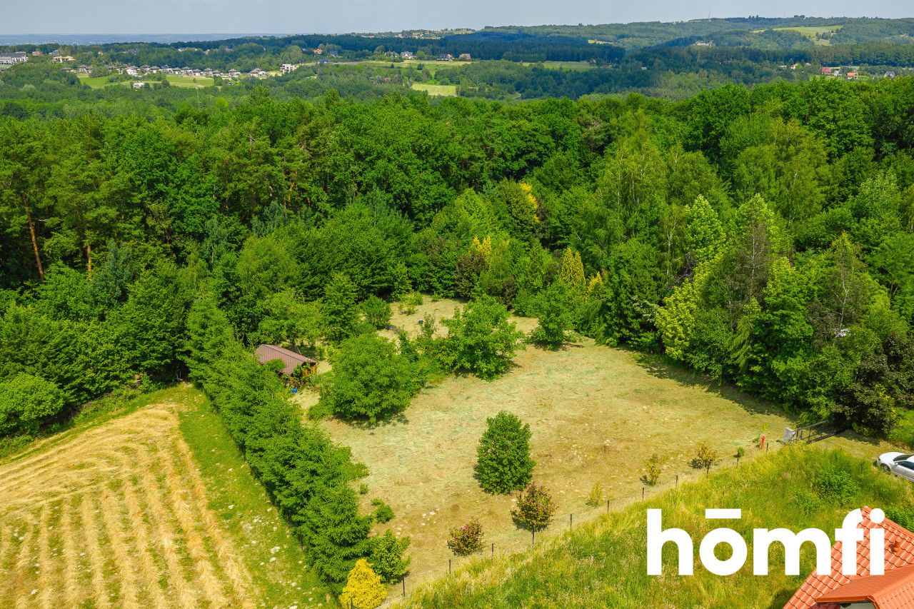 Fenced plot next to the state forest with a cottage - Ділянка - Продаж - Rzeszowski, Chmielnik