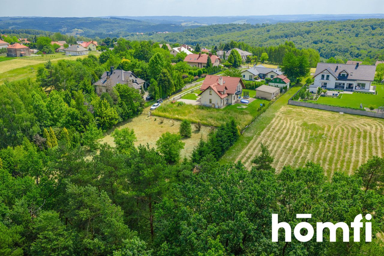 Fenced plot next to the state forest with a cottage - Ділянка - Продаж - Rzeszowski, Chmielnik