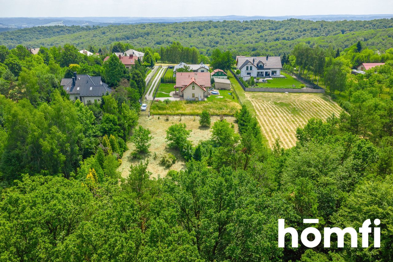 Fenced plot next to the state forest with a cottage - Ділянка - Продаж - Rzeszowski, Chmielnik