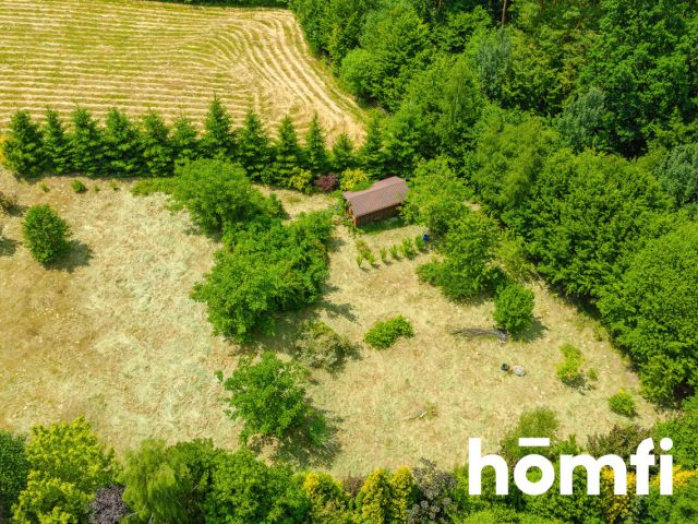 Fenced plot next to the state forest with a cottage - Ділянка - Продаж - Rzeszowski, Chmielnik