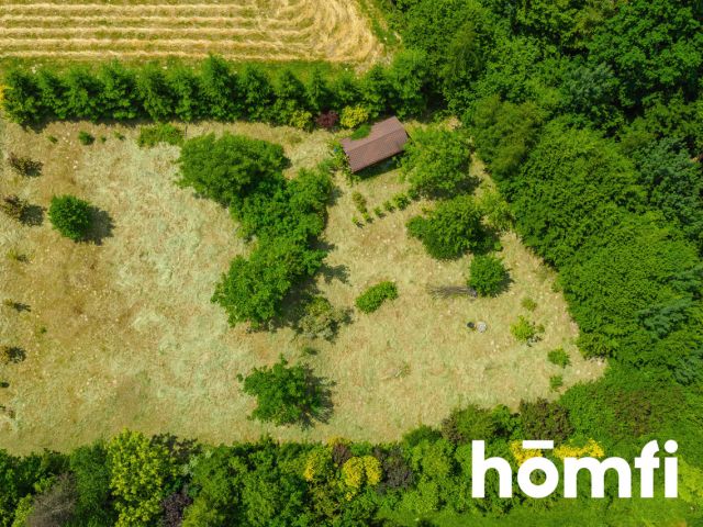 Fenced plot next to the state forest with a cottage - Ділянка - Продаж - Rzeszowski, Chmielnik
