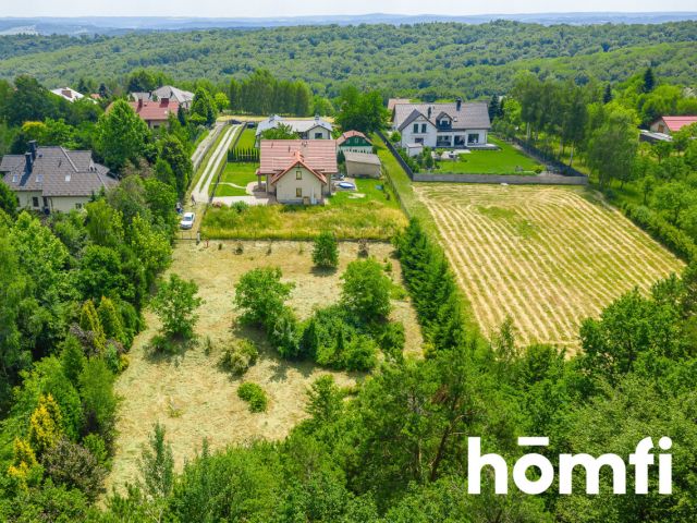 Fenced plot next to the state forest with a cottage - Ділянка - Продаж - Rzeszowski, Chmielnik