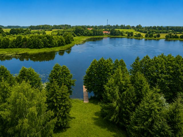Uroczy dom z linią brzegową i nowym pomostem - Dom - Sprzedaż - Olsztyński, Świątki / Brzydowo